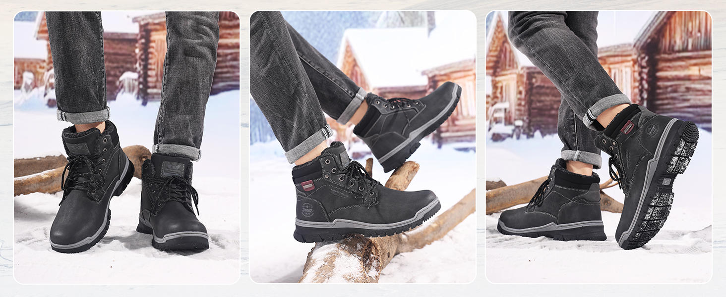 Чоботи зимові чоловічі Arriggo Bello, жовті, 41-46 EU, утеплені, антиковзаючі, для трекінгу та хайкінгу