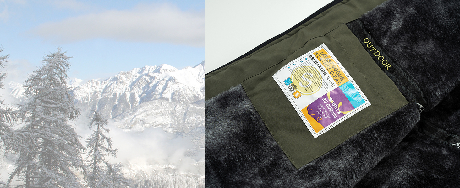 Зимова куртка KEFITEVD для чоловіків: водонепроникна, тепла, з підкладкою, для катання на лижах, спортивна, вітронепроникна, дихаюча, функціональна куртка з відстібаною капюшоном, XL, блакитна