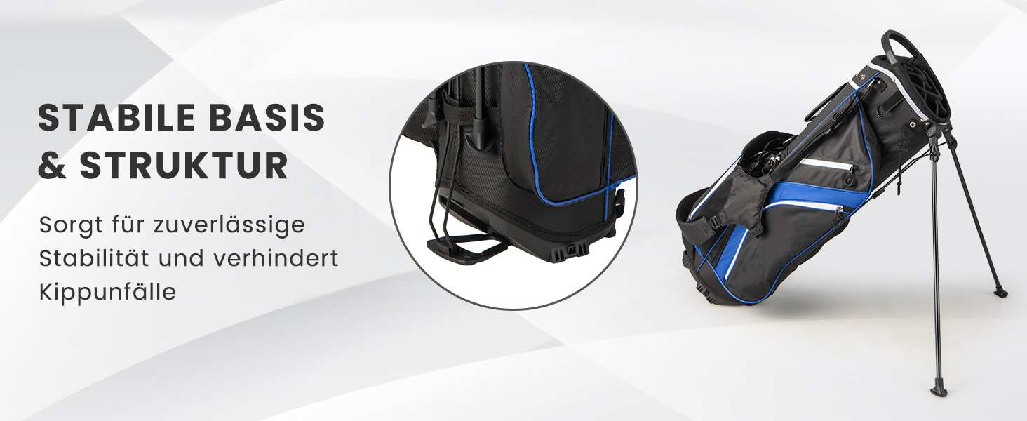 Сумка для гольфу COSTWAY з 6, 8 або 14 відділеннями, сталева, легка, портативна сіра для чоловіків та жінок
