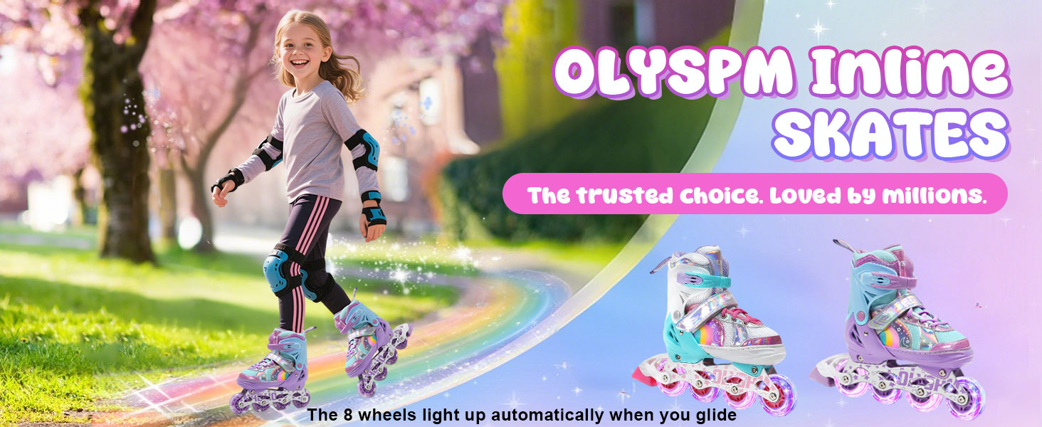 Роликові ковзани для дітей (дівчаток та хлопчиків), дизайн 