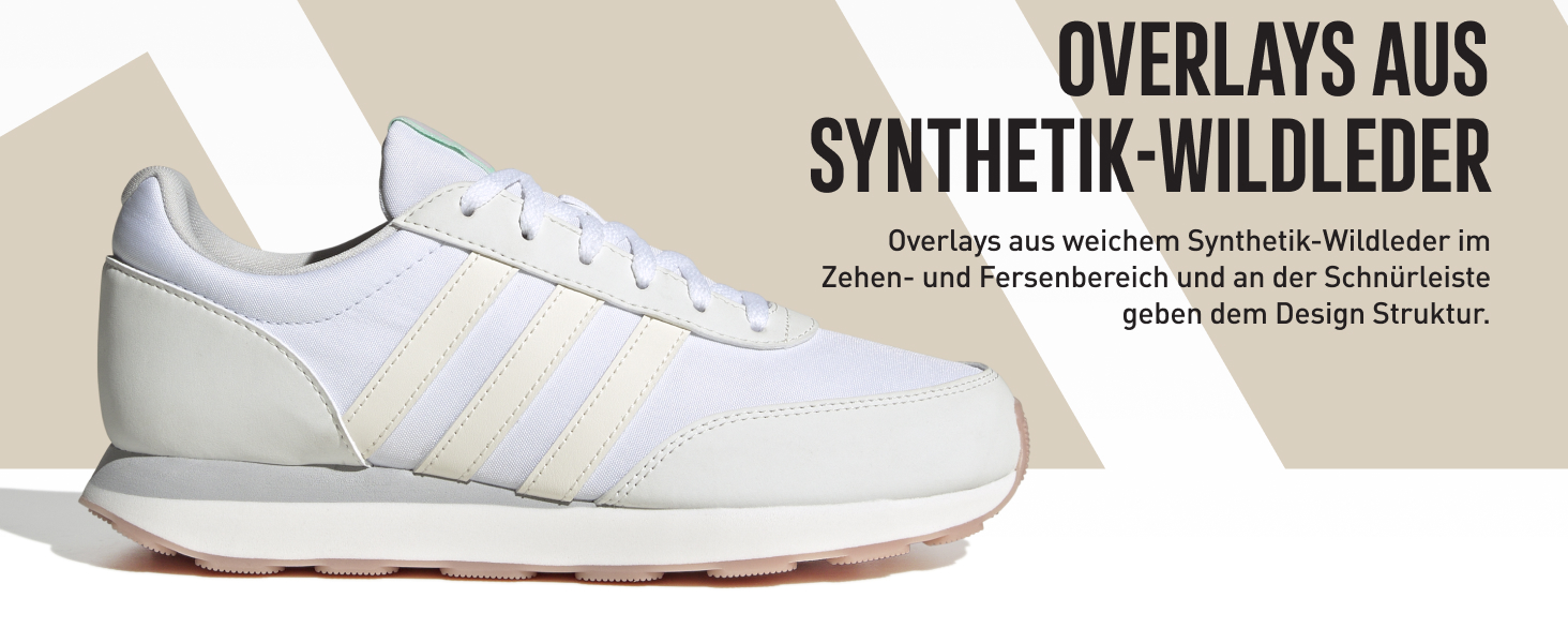 Чоловічі кросівки Adidas Run 60s 4.0 білі/чорні JR6622, розмір 43 1/3 EU