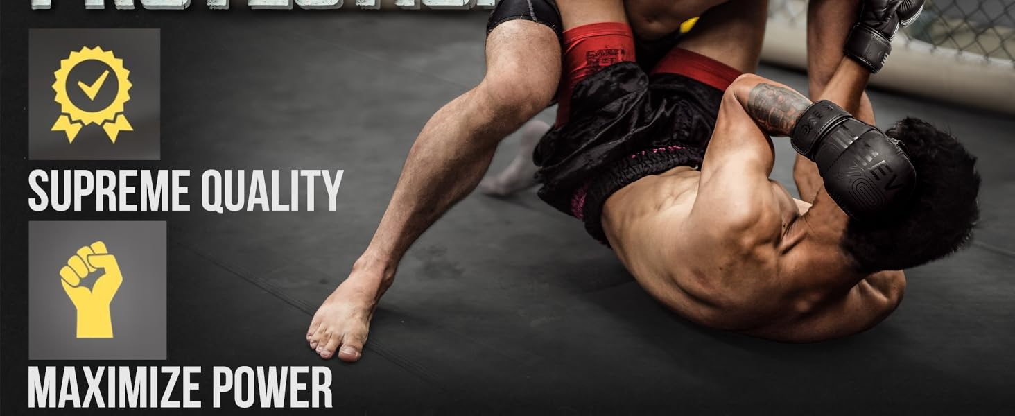 Рукавички для боксу та єдиноборств EVO Fitness M (шкіра) - MMA, Karate, Taekwondo, Muay Thai, Sparring, Kickboxing