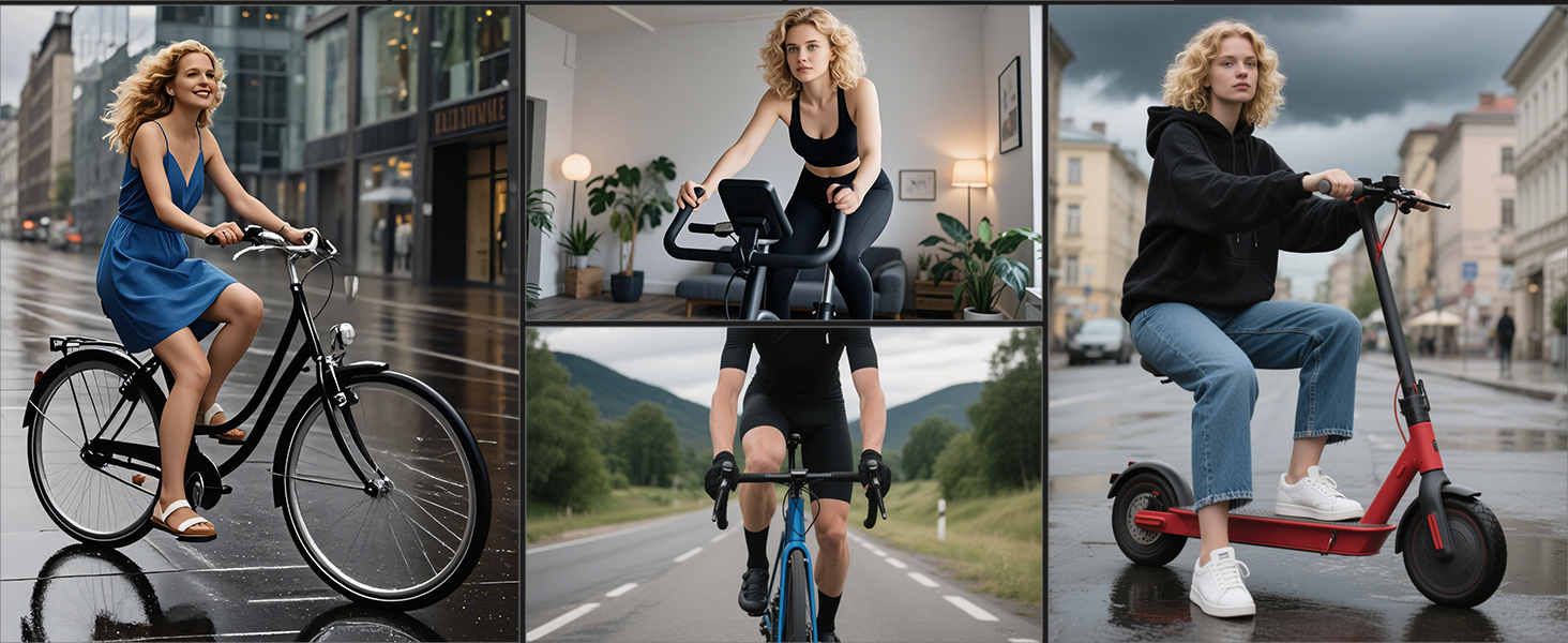 Велосипедне сідло TECHCYC з Memory Foam: комфортне, дихаюче, амортизуюче. Ергономічне сідло з підвіскою для чоловіків та жінок, 3 варіанти виконання (City)