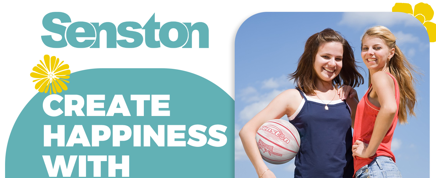 Баскетбольний м'яч Senston, розмір 7, фіолетовий. З набором для накачування. Антиковзаюча поверхня, відмінне зчеплення. Для гри на вулиці.