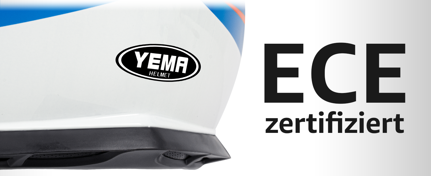 Мотошолом Yema YM-915 для мотокросу, даунхілу, ендуро, квадроциклів, BMX, MTB, сертифікат ECE, унісекс, розмір S/JS
