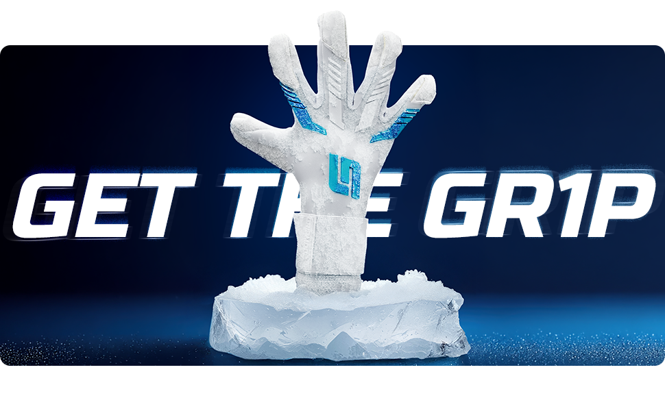 Воротарські рукавиці GRIPMODE Ice Hybrid 2.0 FT для футболу - професійні, чоловічі, дитячі, юнацькі та дорослі, розміри 7-11, з Griptec® для будь-якої погоди