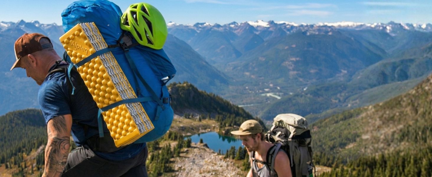 Телескопічні трекінгові палиці з карбону та алюмінію для скандинавської ходьби, регульовані 65–135 см, ергономічні, сині