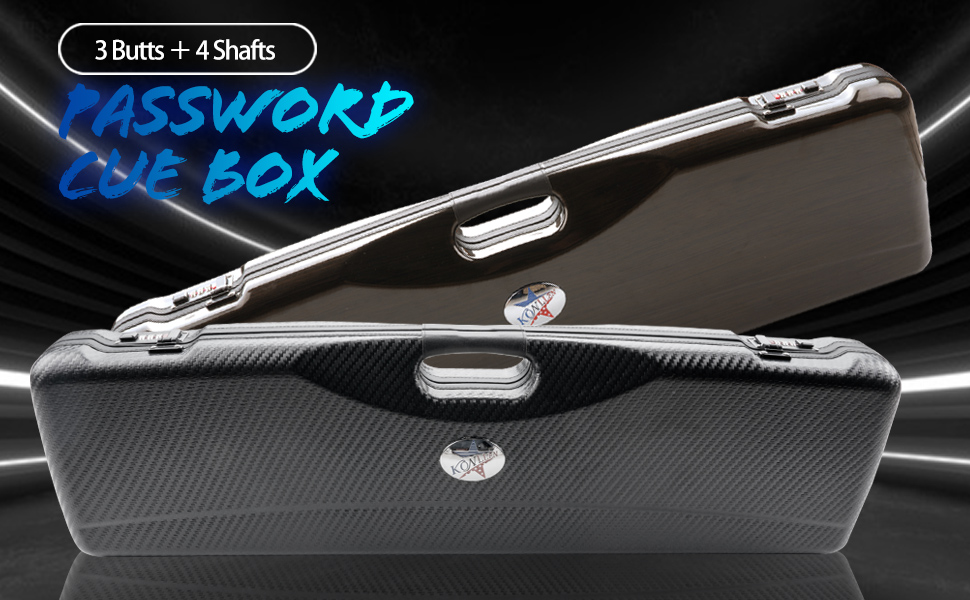 Чохол для бильярдного кия KONLLEN 2x4 Oxford Cloth з кишенями для аксесуарів, карбонове покриття