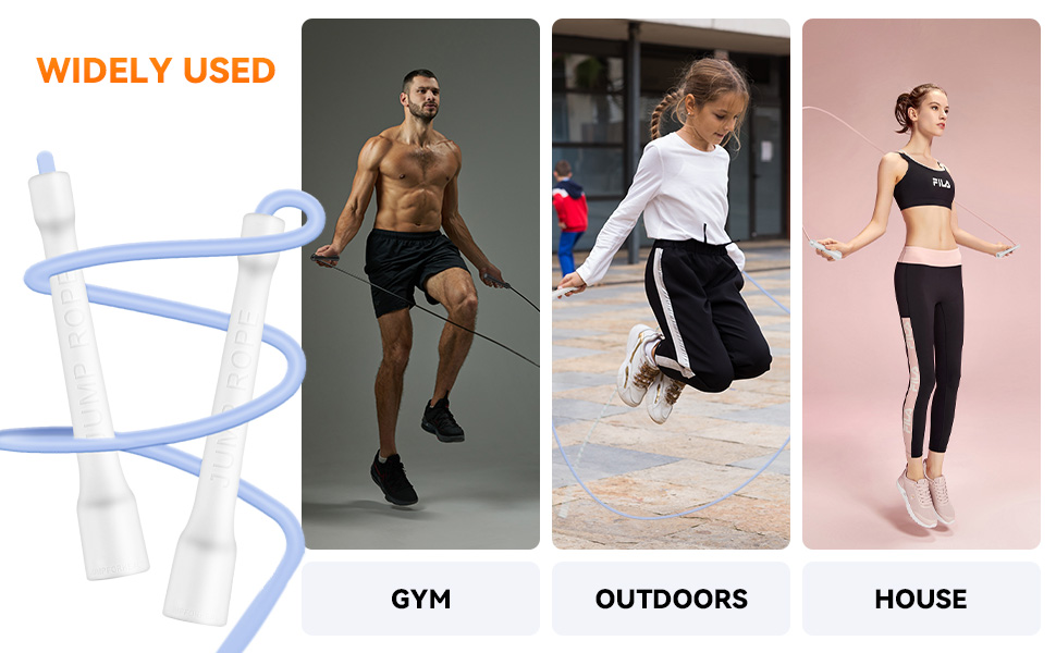 Стрибкове канат iMoebel 6 мм, 3 м, PVC, регульований, з ABS-ручкою, для дітей та дорослих, чорний