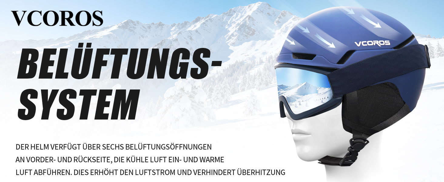 Шолом для сноуборду та гірських лиж з маскою, DXH816. Знімне кріплення, дихаючий, захист від ударів, UV-захист, регульований. Чорний матовий.