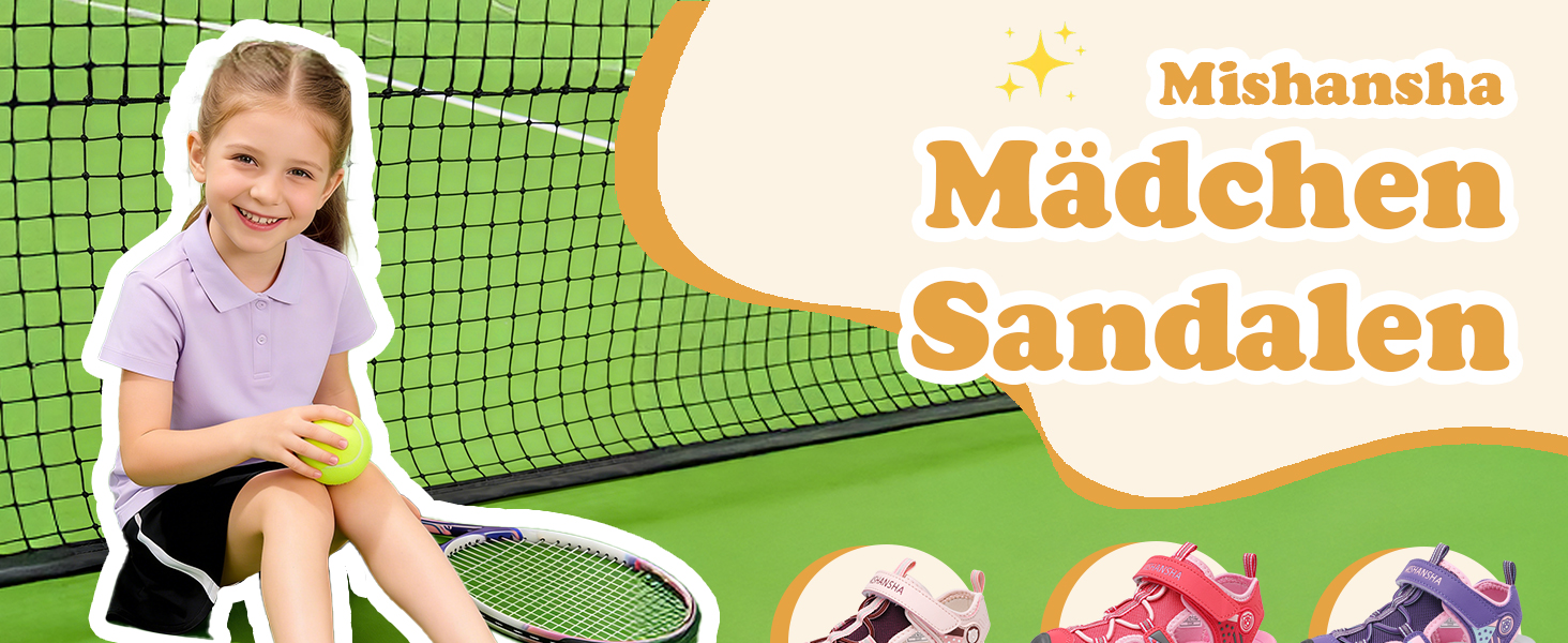 Сандалі Mishansha закриті для дівчаток, літні трекінгові, дитячі, дихаючі, розмір 25 EU, рожеві