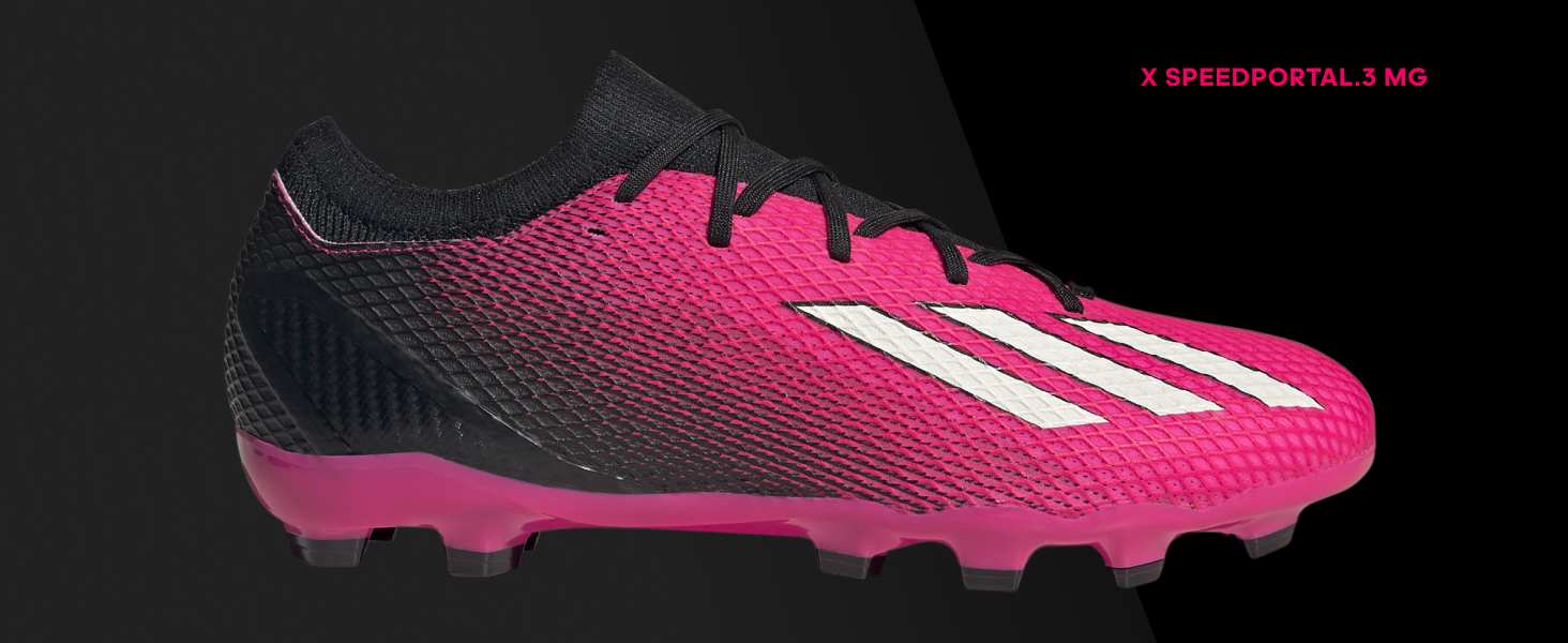 Дитячі кросівки adidas X Speedportal.4 для футболу (31 EU, Team Shock Pink/Cloud White/Core Black)