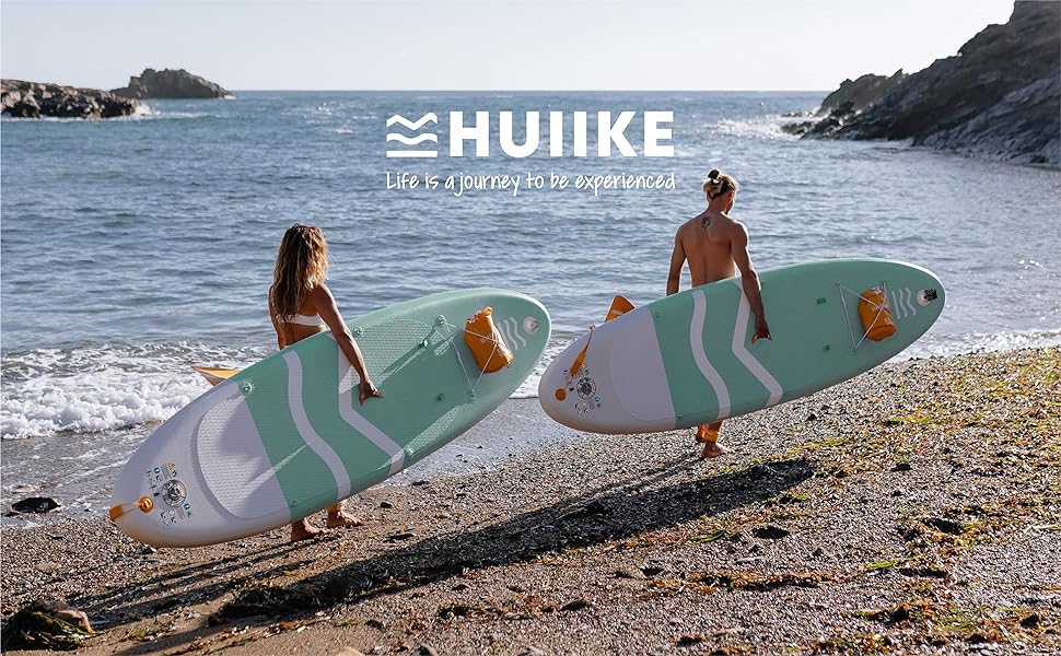 Високоякісні аксесуари для веслування Stand Up - HUIIKE Sup Board, дошка для веслування стоячи з подвійним використанням весла та сидіння для байдарки Веслування стоячи з великою стабільністю Весло для веслування стоячи (зелене)