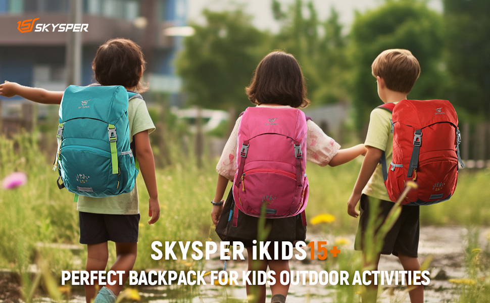 Дитячий рюкзак SKYSPER Wanderrucksack 15L - Легкий та комфортний рюкзак для хлопчиків та дівчаток (Цянова)