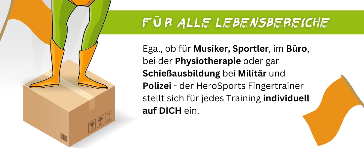 Тренування пальців HeroSports - тренажер для рук - інструмент для музикантів - індивідуальні тренування пальців - фітнес-тренажер для пальців з регульованим опором 4-7 фунтів - для зміцнення сили рук та пальців