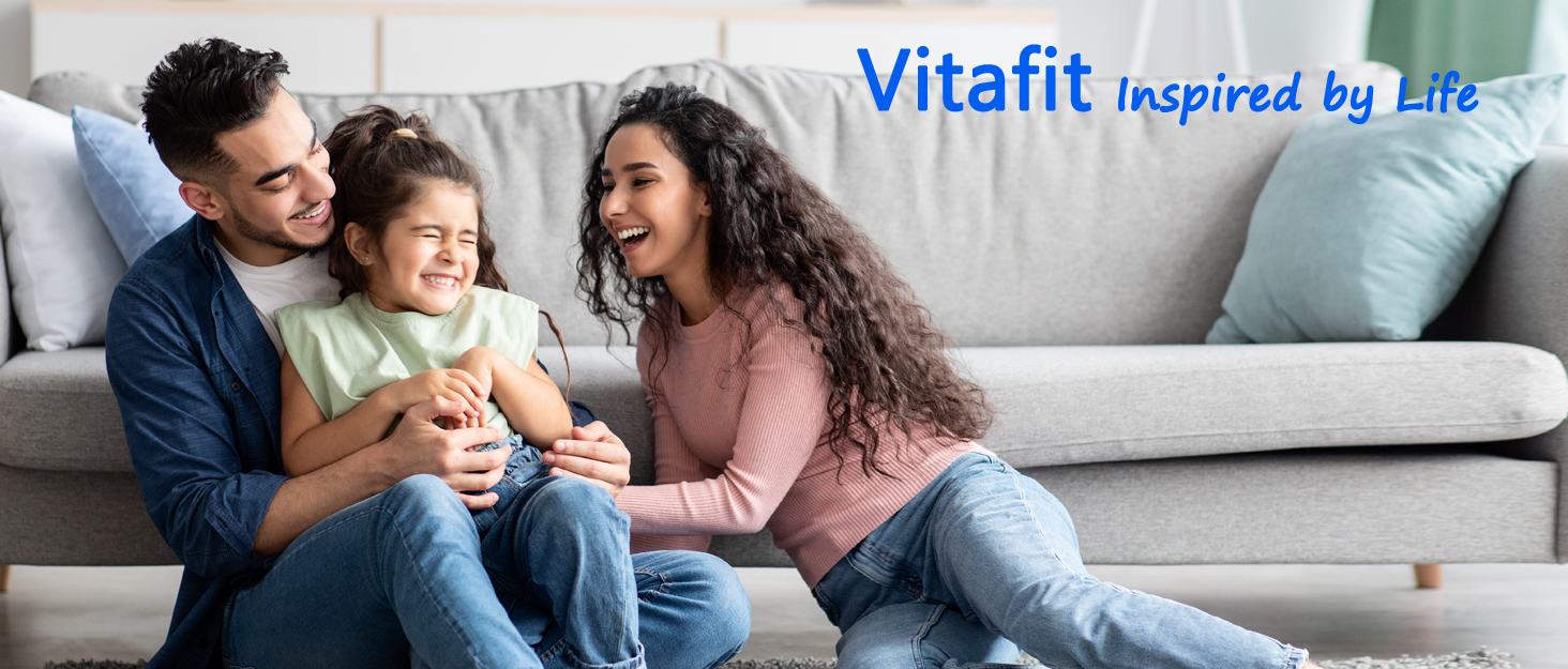 Ваги Vitafit Digital - персональні ваги з визначенням ваги та ІМТ, смарт-ваги з Bluetooth, антиковзаюча платформа, чорного кольору