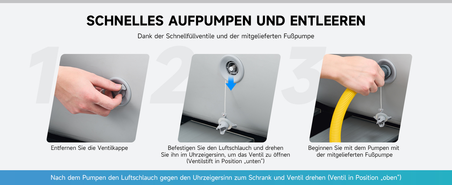 Надувне човен Dartmoor для 2 дорослих: сірий човен з алюмінієвим дном, веслами та насосом (230x130x33 см)