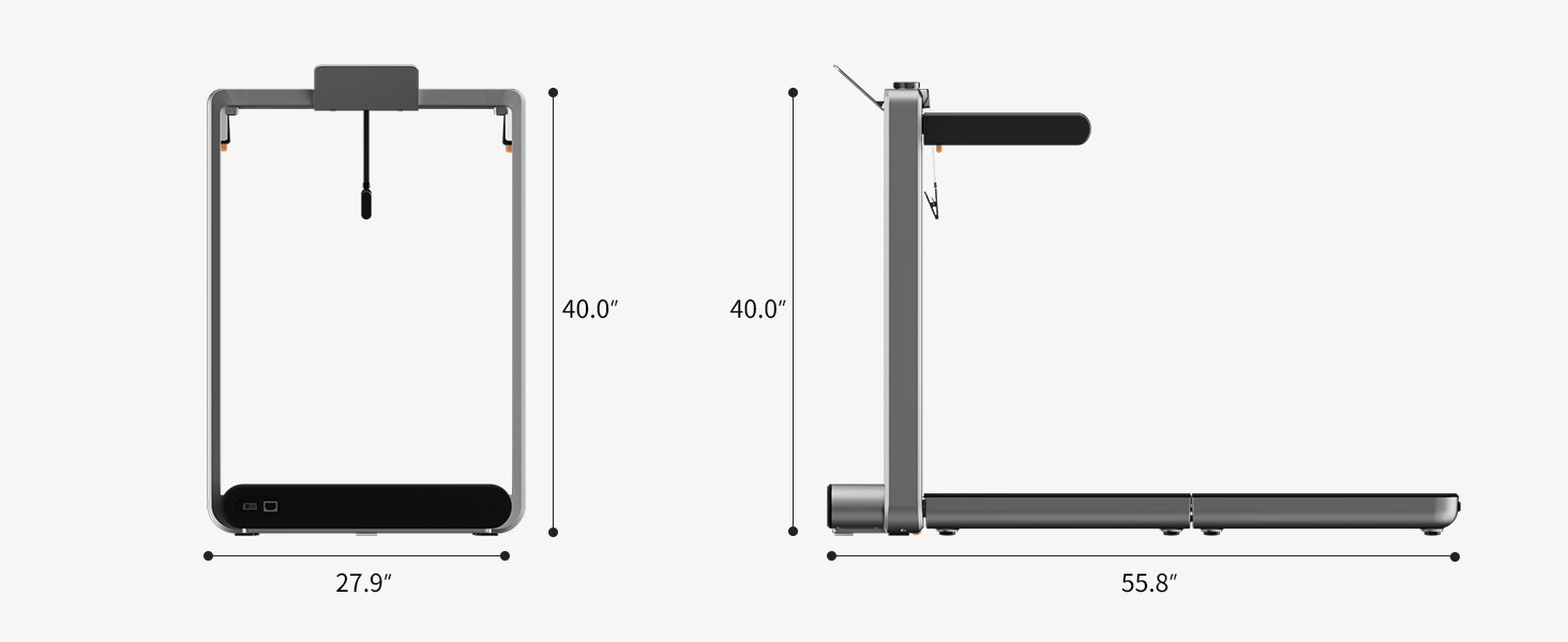 WalkingPad X214, X23, X218: Біговий доріжки для дому, складані, електричні, з LED-дисплеєм та додатком. Макс. вантажопідйомність до 136 кг, швидкість до 18 км/год. Без монтажу.