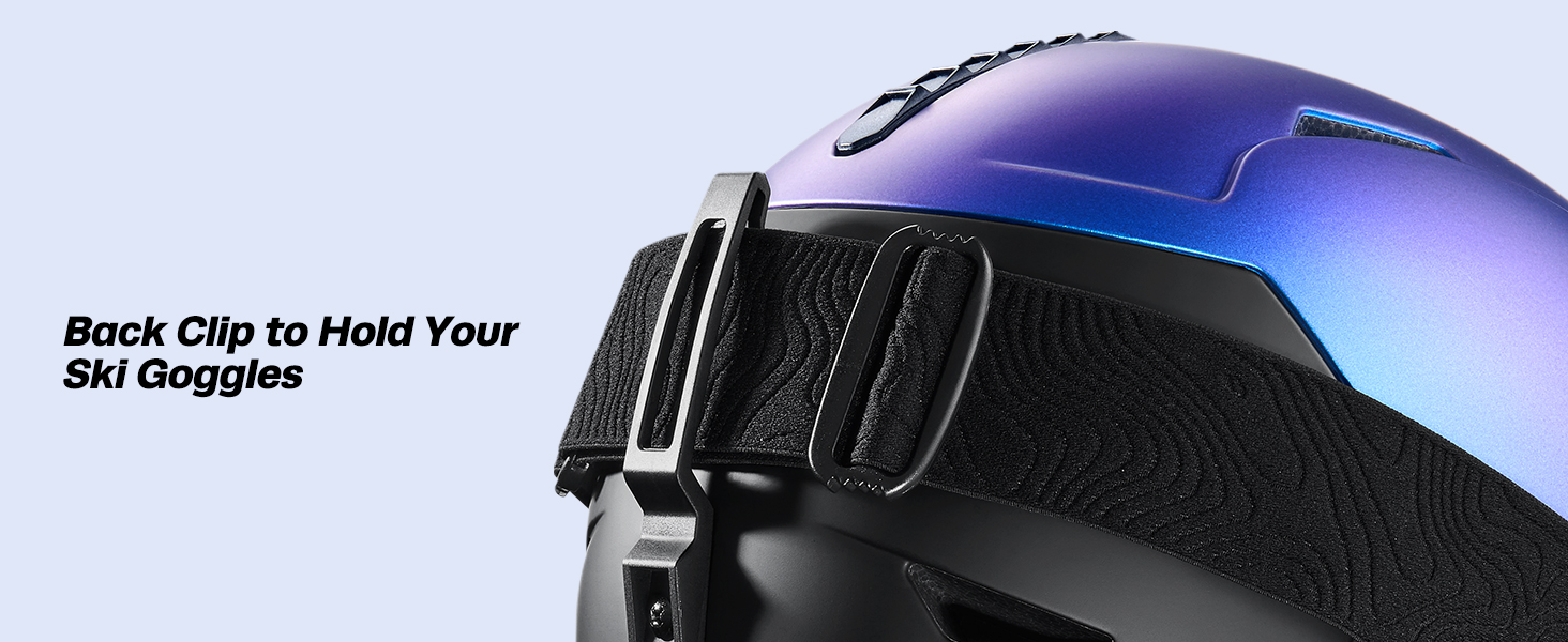 Шолом гірськолижний/сноубордичний Odoland, унісекс, чорний, регульований, для дорослих та підлітків