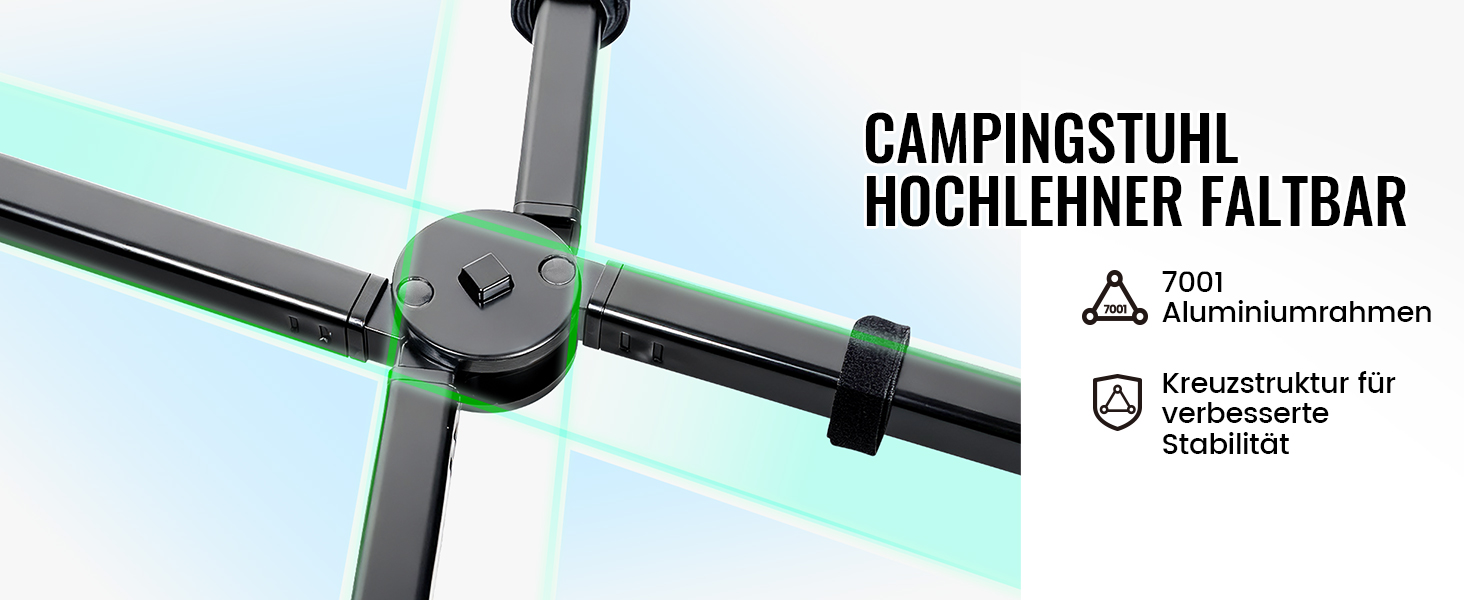 Крісло туристичне складне OneTigris OASISFLEX, 150 кг, з інтегрованим хрестоподібним каркасом, 2 кишені, Ranger Green