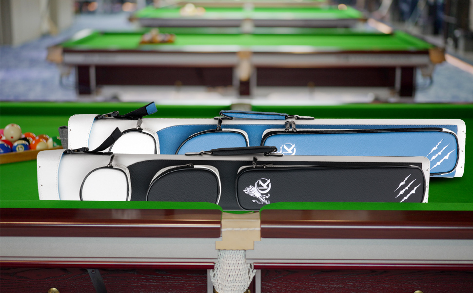 Чохол для більярдних куль KONLLEN, ручної роботи, 6 відділень, 2 кийки, 4 аксесуари, 6 кольорів, коричневий