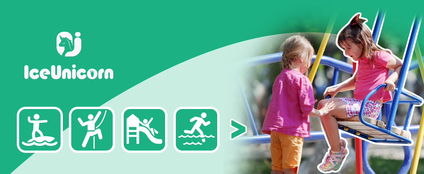 Дитячі шльопанці IceUnicorn для плавання та прогулянок: дихаючі, підошва без шкарпеток, рожеві (35 EU)