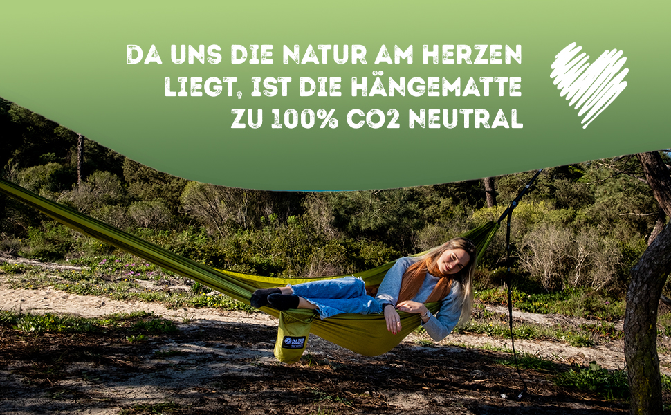 Гамак NATURBUMMLER Tree Protect+ з парашутної тканини, витримує до 300 кг, розмір 300 x 170 см