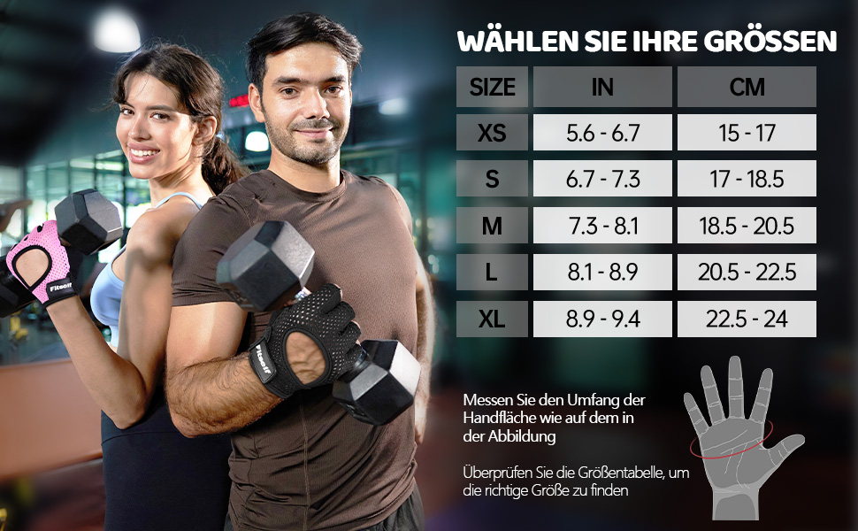 Фітнес рукавички для жінок та чоловіків: дихаючі рукавички для важкої атлетики, тренувань, спортзалу, бодібілдингу, силових тренувань, велоспорту. Чорний, розмір M
