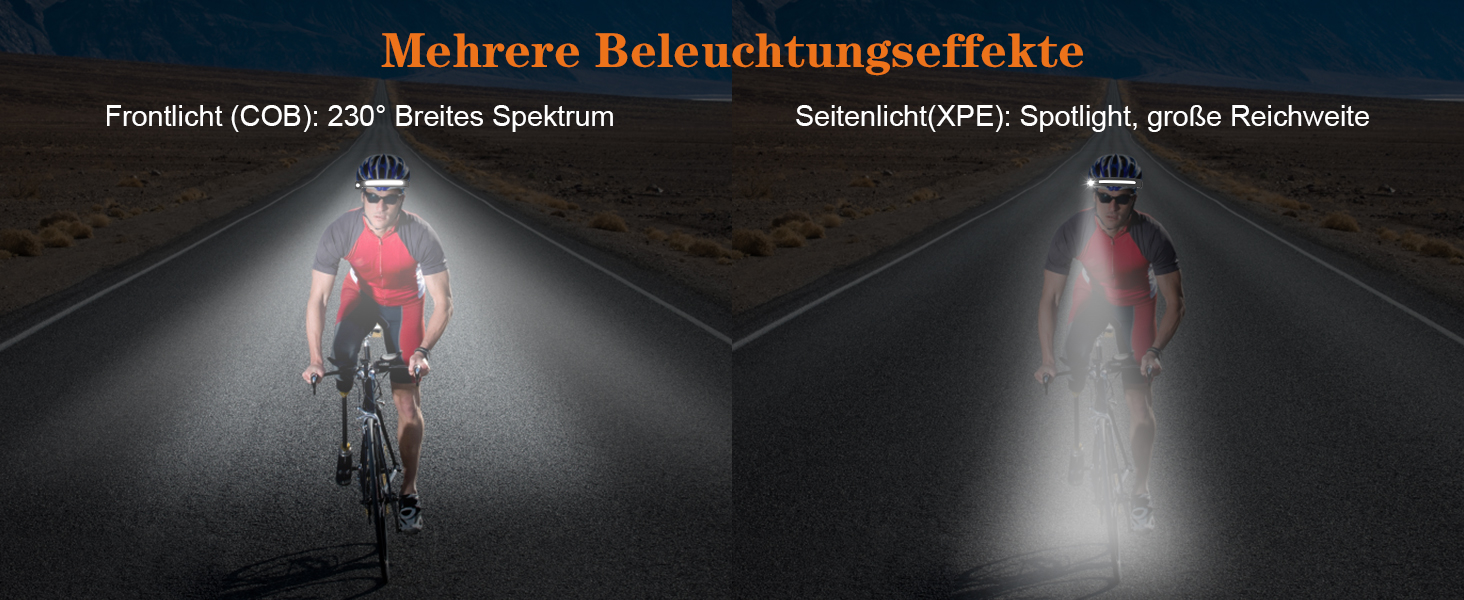 Ліхтар налобний LED Pristar, перезаряджається USB-C, водонепроникний, 5 режимів, кут огляду 230°, чорний