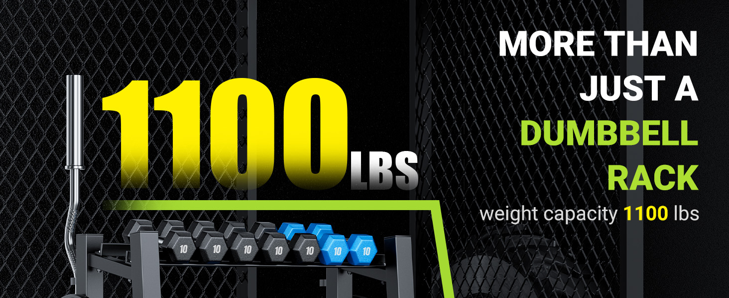 Стойка для гантелей Dripex на 3/5 рівнів, сумісна з гантелями, гирями та штангами, макс. 500 кг, регульована. Багатофункціональна