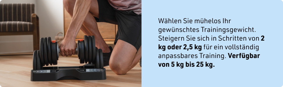 Набір гантелей NordicTrack 25 кг з регульованою вагою