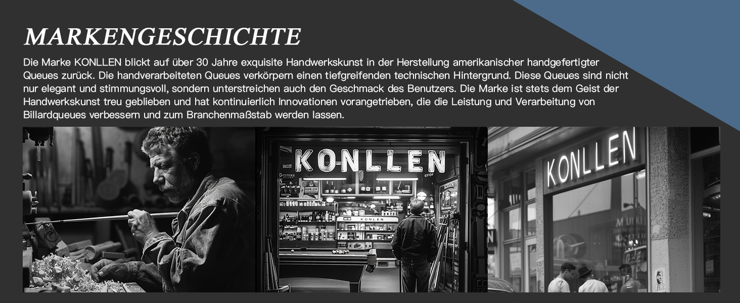 KONLLEN Billardqueue з вуглецевого волокна, 58 дюймів, професійний більярдний кий для дорослих, технологія Vollcarbon, мінімальний відгін, наконечник 12.5 мм (Pro Taper, ультрагладкий) KL-3K