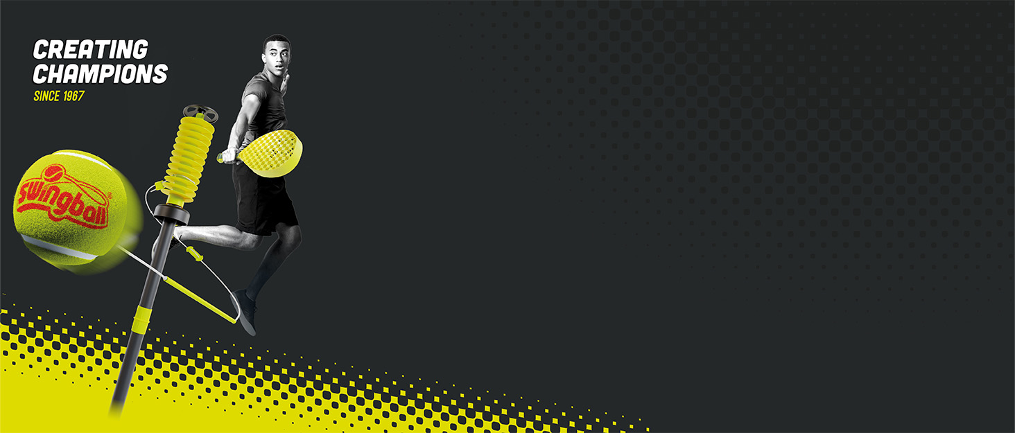 Swingball PRO-Set: ігровий набір для всіх поверхонь, від 6 років, справжній тенісний м'яч та 2 ракетки, регульована висота до 1,8 м