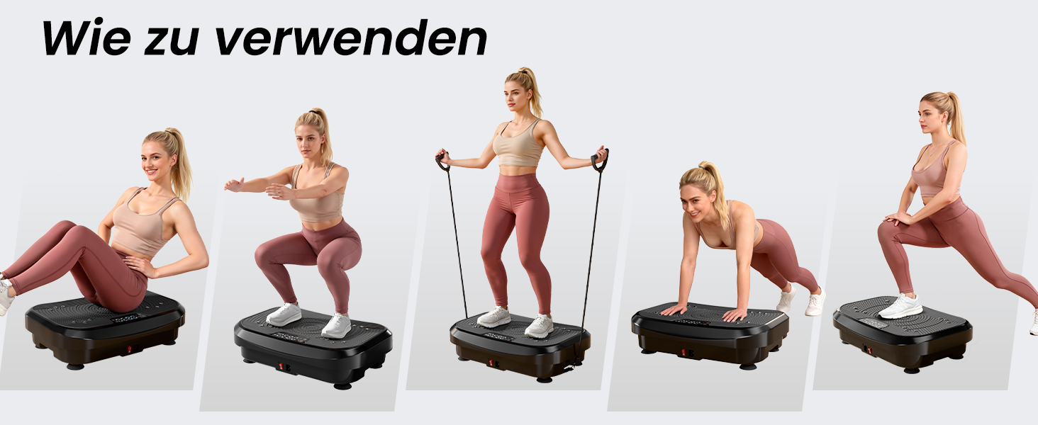 Платформа для вібраційного тренування MOMODA 2026 - для схуднення та спалювання жиру, 120 рівнів швидкості, для жінок та чоловіків