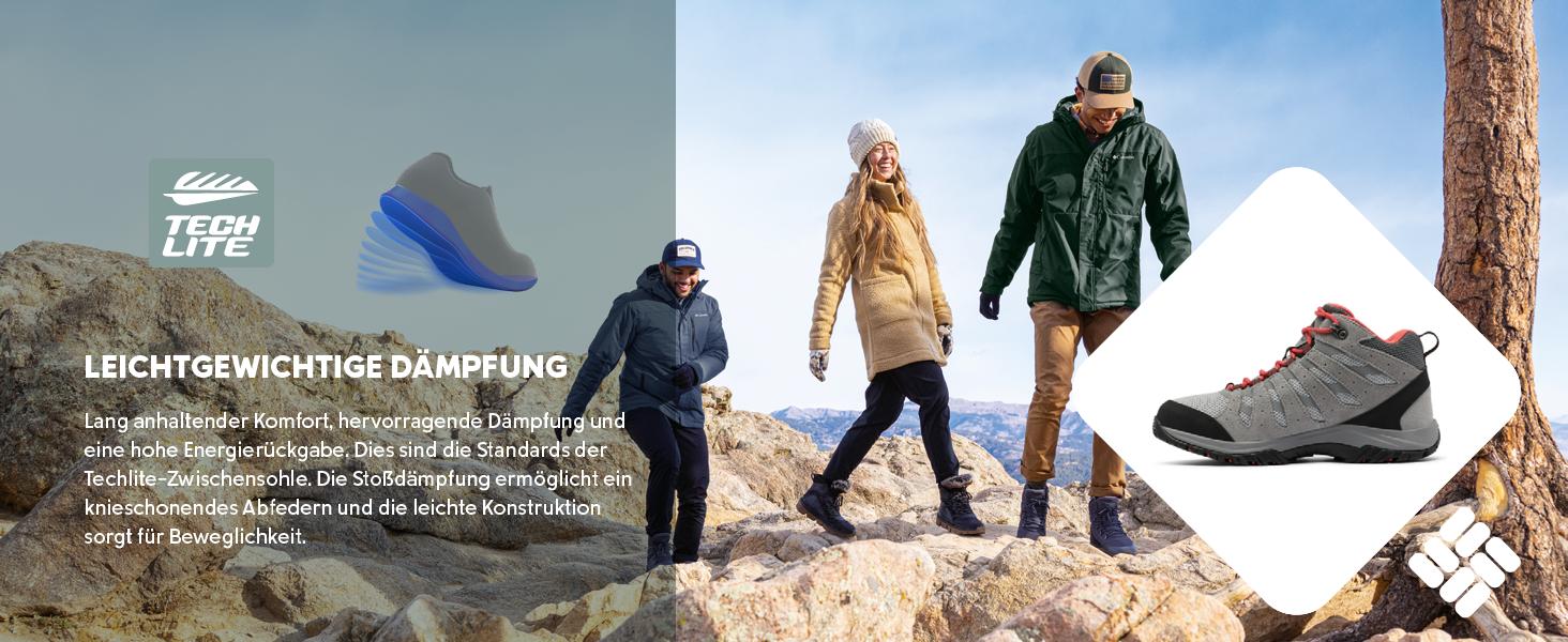 Черевики для жінок Columbia Redmond III Mid WP, водонепроникні, для хайкінгу, розмір 36 EU, Cordovan Dark Coral, 2025