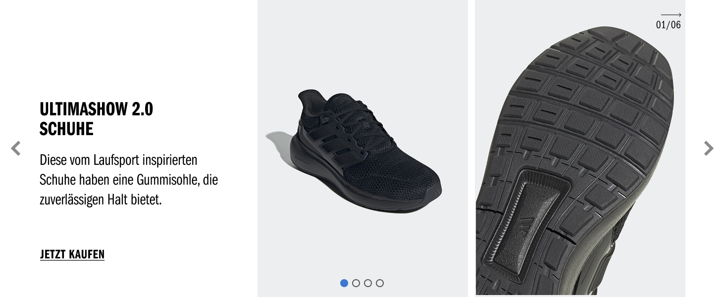 Чоловічі кросівки adidas Ultimashow 2.0 Core Black Carbon, розмір 43 1/3 EU