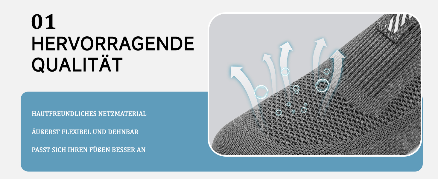 Чоловічі Slip-on кросівки з сітчастою тканиною, дихаючі, зручні кросівки для бігу, активного відпочинку, фітнесу та спорту, легкі, сірі, 44 EU