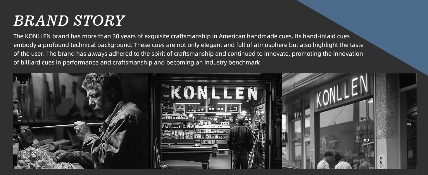 KONLLEN Billardqueue з карбону, 58 дюймів: професійний бик для дорослих, повна карбонова технологія, низький опір, наконечник 12.5 мм (Pro Taper, ультрагладкий) (AK75-13F)