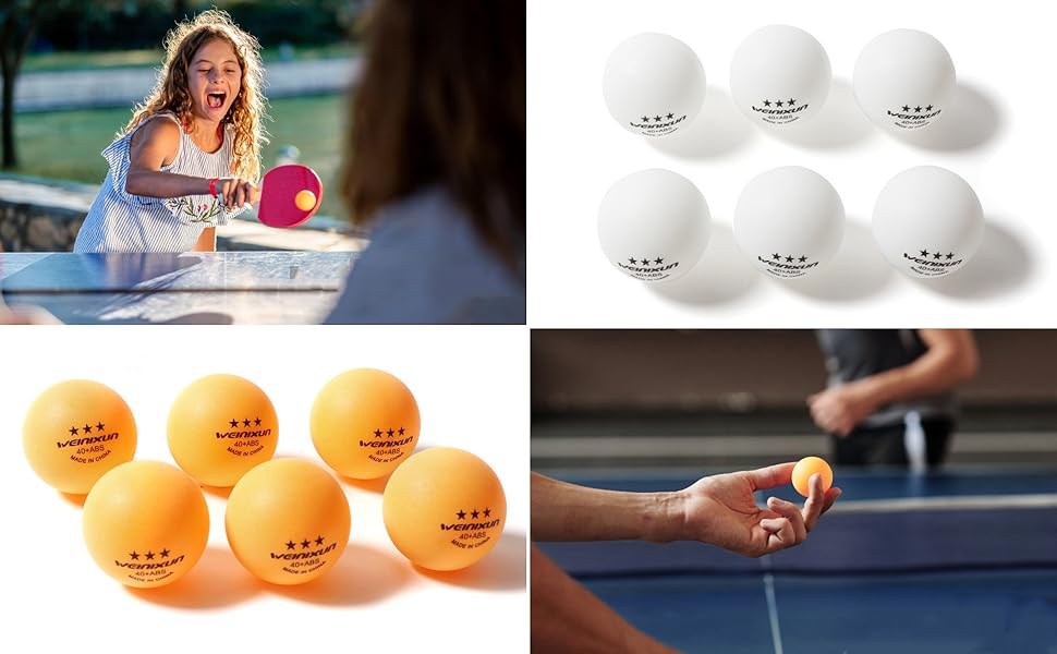 20 тенісних м'ячів для настільного тенісу, поліуретан 40+ якість, різні кольори, тренувальні м'ячі, високоякісні ABS-м'ячі, надзвичайно міцні для внутрішніх та зовнішніх столів для пінг-понгу, змагання та гри. 10 шт. білих + 10 шт. жовтих
