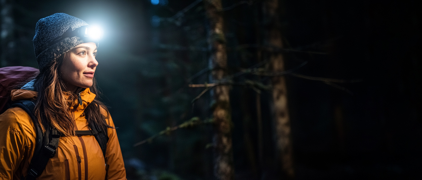 Налобний ліхтар LED, перезарядна модель з червоним світлом та 5 режимами, водонепроникний IPX4, регульований, для бігу, кемпінгу, велоспорту, 2 шт.