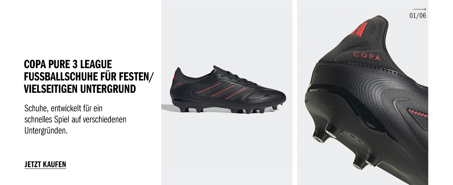 Дитячі футбольні бутси adidas Copa Pure III Club FG/MG, 35 EU, чорний/білий/лимонний, унісекс