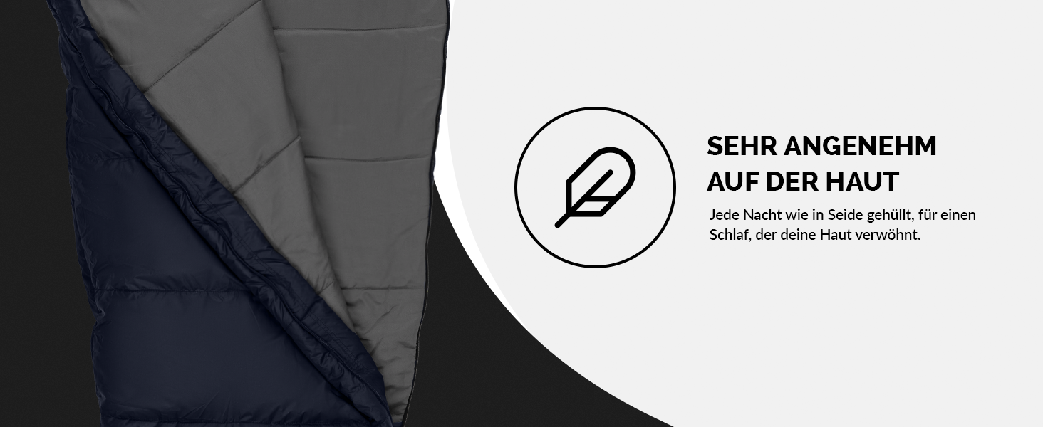 Спальний мішок MONTARAY® Mumienschlafsack для 3-4 сезонів, 8°C до -5°C, з подушкою, 80x220cm, блакитний, для жінок та чоловіків (теплий)