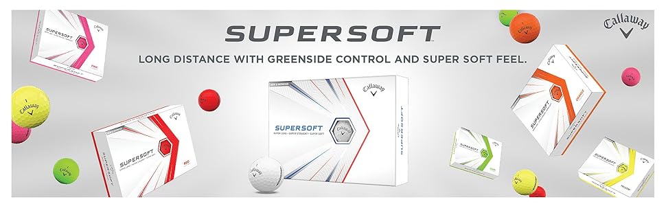 М'ячі для гольфу Callaway Supersoft 2021