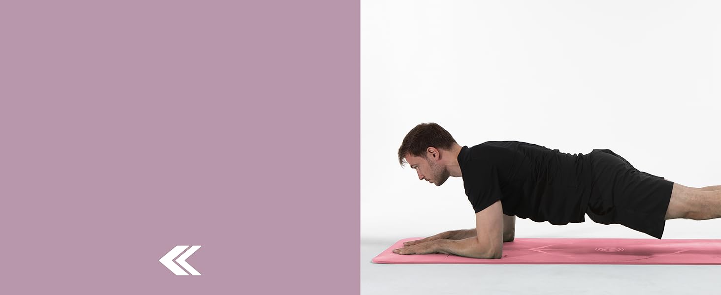 Йога мат для занять йогою, пілатесом та силовим тренуванням - німецька розробка, неслизька, захищає суглоби, 2 товщини (1.0 та 1.5 см), м'яка спортивна мат, рожева