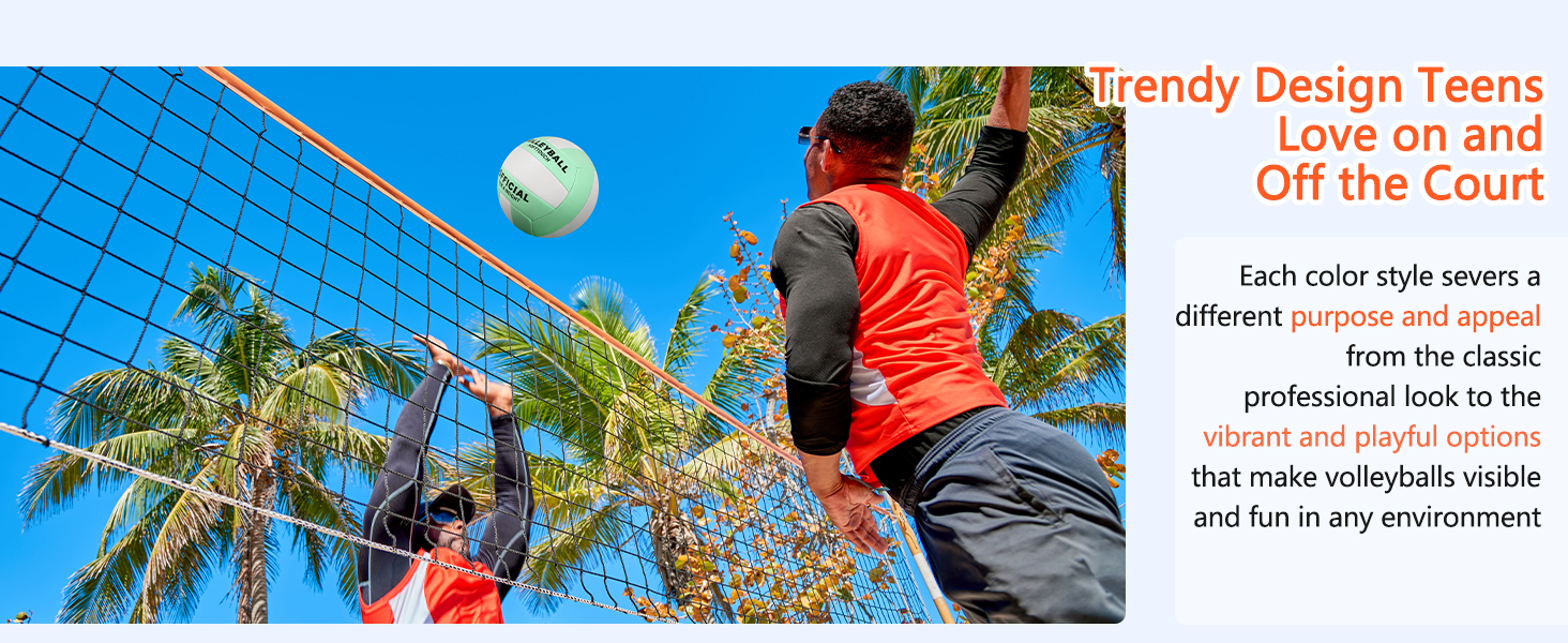 Волейбольний м'яч Aipwerer для пляжу та залу: водонепроникний, Soft Touch, зелено-жовтий, розмір 5