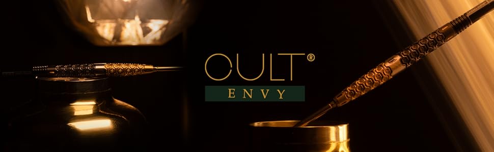 Мішені Cult Envy 90 вольфрамові дротики зі швейцарським наконечником (22 г)