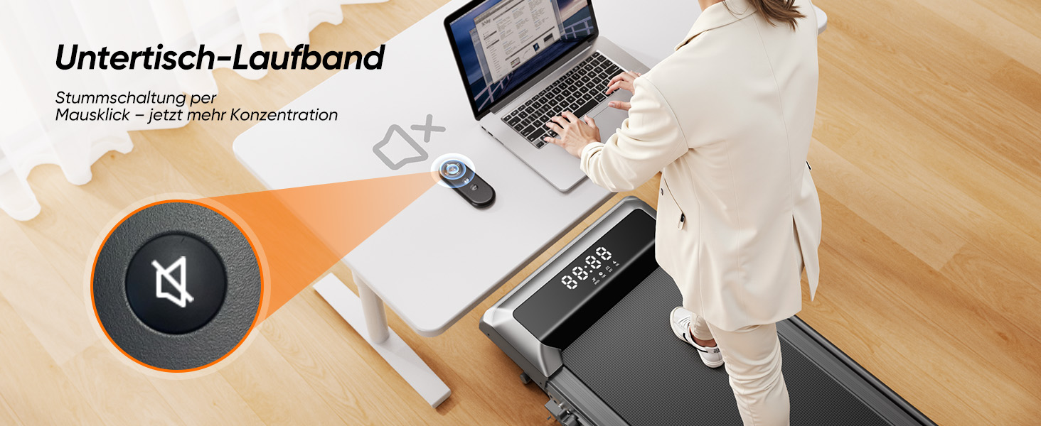 Біговий тренажер для дому з нахилом 5 в 1, 12% нахил, 2.5HP, складаний, з LED-дисплеєм, до 136 кг, сірий, без встановлення