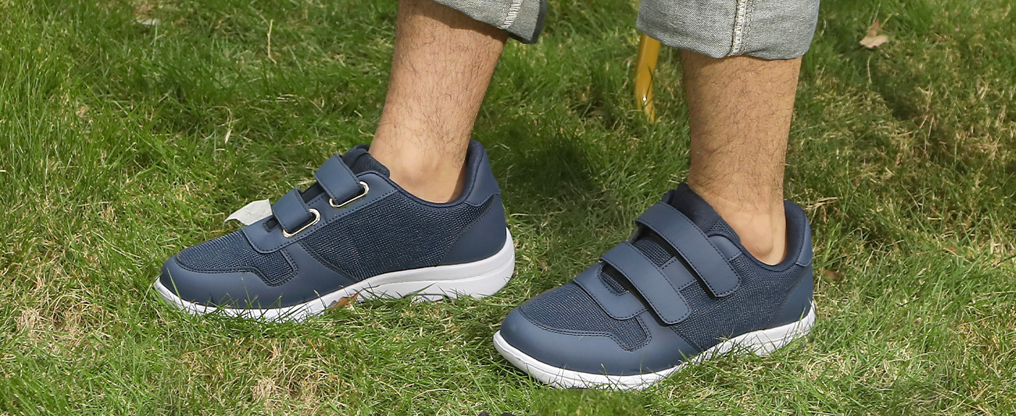 Чоловічі кросівки JOMIX з клямкою, легкі спортивні взуття, дихаючі, для бігу по вулицях, розмір 42 EU, сірий колір