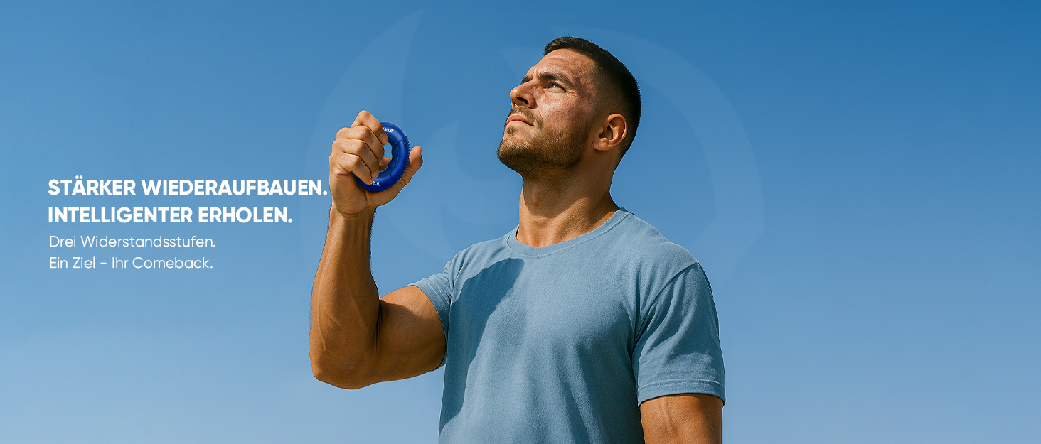 Набір для тренування рук FitBeast (6 шт.) - для силових вправ, регенерації та зняття стресу. Підходить для чоловіків, жінок та людей похилого віку.