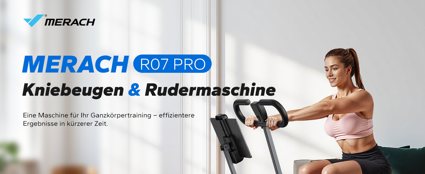 MERACH 2-в-1 тренажер для присідань та тяги, складаний, для тренування сідниць, ніг та корпусу, 10 хв збірки, max 160 кг (сірий, R07 Pro)